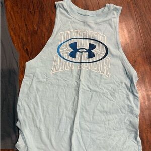 Under Armour Sky Blue & grey Sleeveless Top- pack of 2!!!